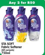 Sta Soft Fabric Softener (All Variants)-2 x 750ml