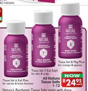 All Natura Tissue Salts 1-12 Each