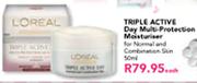 L'oreal Triple Active Day Multi Protection Moisturizer-50ml Each