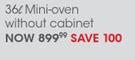 Dynamic 36Ltr Mini Oven Without Cabinet