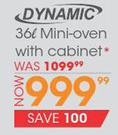 Dynamic 36Ltr Mini Oven With Cabinet