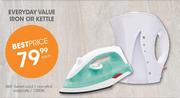 Everyday Value Iron Or Kettle-Each