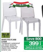 H&H Collection Mars Polycarb Chair