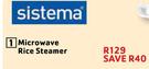 Sistema Microwave Rice Steamer