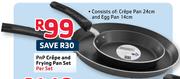 PnP Crepe And Frying Pan Set-Per Set