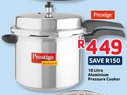 Prestige 10 Litre Aluminium Pressure Cooker