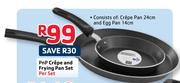 PnP Crepe And Frying Pan Set-Per Set