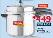 Prestige 10 Litre Aluminium Pressure Cooker