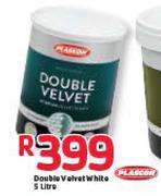 Plascon Double Velvet White-5Ltr