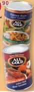 All Gold Diced Or Sliced Tomatoes Assorted-410g Each