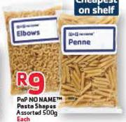 PnP No Name Pasta Shapes Assorted-500G Each