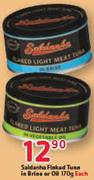 Saldanha Flaked Tuna In Brine Or Oil-170g Each