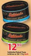Saldanha Flaked Tuna In Brine Or Oil-170gm Each