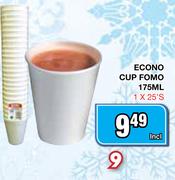 Econo Cup Fomo 175ml-1X25's 