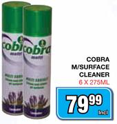  Cobra M/Surface Cleaner-6X275ml