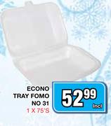 Econo Tray Fomo No 31-1X75's