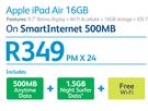 Apple iPad Air 16GB-On SmartInternet 500MB