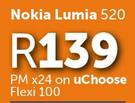 Nokia Lumia 520-On uChoose Flexi 100