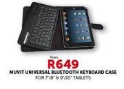 Muvit Universal Bluetooth Keyboard Case 