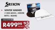 Srixon Winter Warmer(1 DOZ AD333+Winter Mitts+Beanie-Per Pack