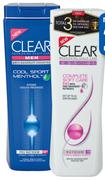 Clear Anti Hairfall Men Or Cool Sport Menthol Itch Control-Each