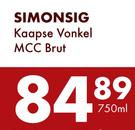 Simonsig Kaapse Vonkel MCC Brut-750ml