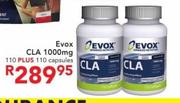 Evox CLA 1000mg-110+110 Capsules