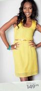Belted Empire Dress