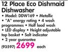Defy 12 Place Eco Dishmaid Dishwasher DDW169