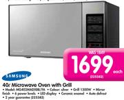 Samsung 40L Microwave Oven With Grill MG402MADXBB/FA