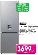 KIC 314L Combi Fridge/Freezer KB634 Water