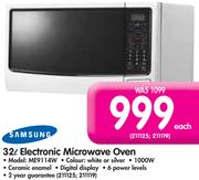 Samsung 32L Electronic Microwave Oven ME9114W