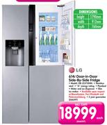 LG 614L Door-In-Door Side-By-Side Fridge GR-J237JSNN