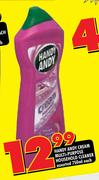 Handy Andy Cream Multi-Purpose Household Cleaner Assorted-750ml