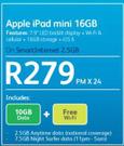 Apple iPad Mini 16GB-On Smart Internet 2.5GB