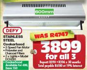 Defy Stainless Steel Cookerhood DCH291