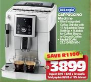 Delonghi Cappuccino Machine ECAM 23210 SLV/WH