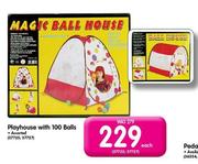 Playhouse With 100 Balls-Each