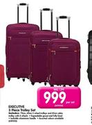 Executive 3 Piece Trolley Set-Per Set