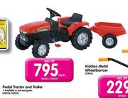 Pedal Tractor And Trailer-Each