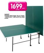 Shoot TT2000 MK2 Table Tennis Table-Each