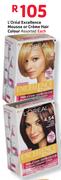 L'Oreal Excellence Mousse or Creme Hair Colour Each