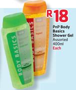 PnP Body Basics Shower Gel-400ml Each/