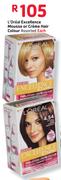 L'Oreal Excellence Mousse or Creme Hair Colour Each