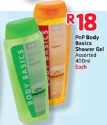 PnP Body Basics Shower Gel-400ml Each