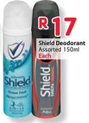 Shield Deodorant-150ml Each