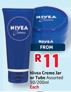 Nivea Creme Jar Or Tube - 50/200ml Each