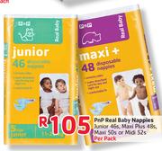 Pnp Real Baby Nappies-per Pack