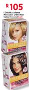 L'Oreal Excellence Mousse Or Creme Hair Colour Assorted-Each