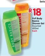 Pnp Body Basics Shower Gel Assorted-400ml